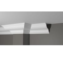 Потолочный карниз Decor-Dizayn ударопрочный влагостойкий под покраску 115Х115Х2000 мм DD504