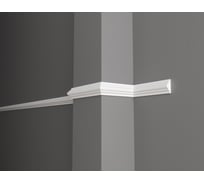 Стеновой молдинг Decor-Dizayn ударопрочный влагостойкий под покраску 40Х19Х2000 мм DD002
