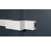 Стеновой молдинг Decor-Dizayn ударопрочный влагостойкий под покраску 50Х30Х2000 мм DD613