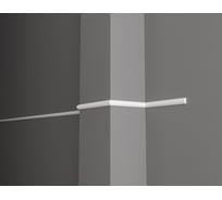 Стеновой молдинг Decor-Dizayn ударопрочный влагостойкий под покраску 15Х8Х2000 мм 130A