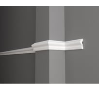 Стеновой молдинг Decor-Dizayn ударопрочный влагостойкий под покраску 60Х25Х2000 мм DD302