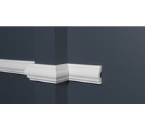 Стеновой молдинг Decor-Dizayn ударопрочный влагостойкий под покраску 37Х16Х2000 мм DD23