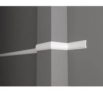 Стеновой молдинг Decor-Dizayn ударопрочный влагостойкий под покраску 47Х8Х2000 мм DD32
