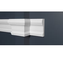 Стеновой молдинг Decor-Dizayn ударопрочный влагостойкий под покраску 84Х26Х2000 мм 147A