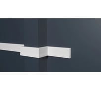 Стеновой молдинг Decor-Dizayn ударопрочный влагостойкий под покраску 30х10х2000 мм 165А