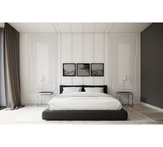 Стеновой молдинг Decor-Dizayn ударопрочный влагостойкий под покраску 30х10х2000 мм 165А