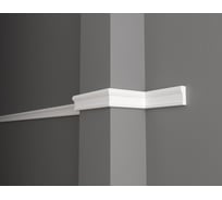Стеновой молдинг Decor-Dizayn ударопрочный влагостойкий под покраску 50Х22Х2000 мм 151A