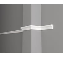 Стеновой молдинг Decor-Dizayn ударопрочный влагостойкий под покраску 40Х21Х2000 мм DD608