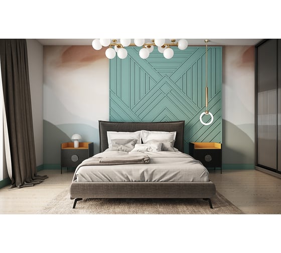 Стеновой молдинг Decor-Dizayn ударопрочный влагостойкий под покраску 20Х10Х2000 мм DD610