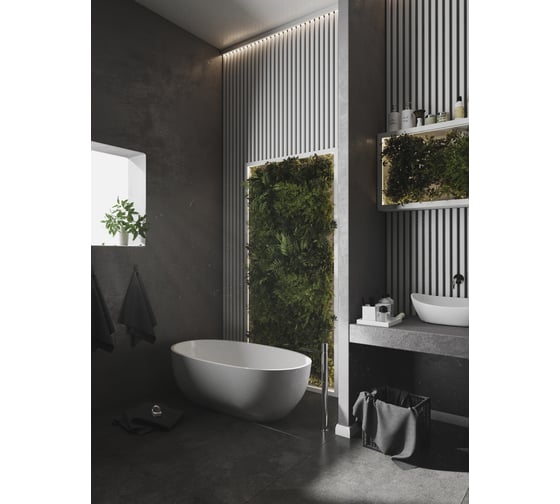 Стеновой молдинг Decor-Dizayn ударопрочный влагостойкий под покраску 20Х10Х2000 мм DD610