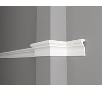 Стеновой молдинг Decor-Dizayn ударопрочный влагостойкий под покраску 102Х33Х2000 мм DD604
