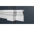 Стеновой молдинг Decor-Dizayn ударопрочный влагостойкий под покраску 102Х33Х2000 мм DD604 3