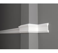 Стеновой молдинг Decor-Dizayn ударопрочный влагостойкий под покраску 96Х25Х2000 мм DD601