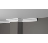 Потолочный карниз Decor-Dizayn ударопрочный влагостойкий под покраску 49Х49Х2000 мм DD05
