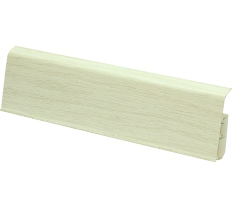 Плинтус ПВХ с съемной панелью Дуб Белый 80 мм 2.2 м Winart 08.20.321.001