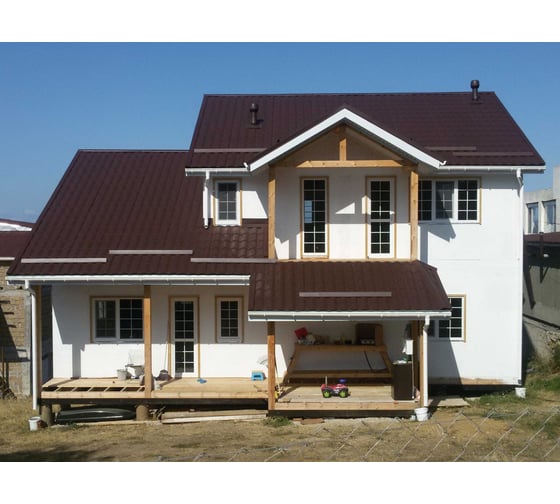Фасадная краска для OSB SOPPKA 12 кг СОП-Фасад-Крас12