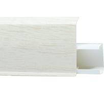 Плинтус ПВХ с съемной панелью TERA Дуб Санторини 72мм 2,2м Winart 06.30.704.002