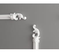 Декоративный элемент Decor-Dizayn к молдингу 157А 124Х54Х20 мм 2 шт H1-157A LR