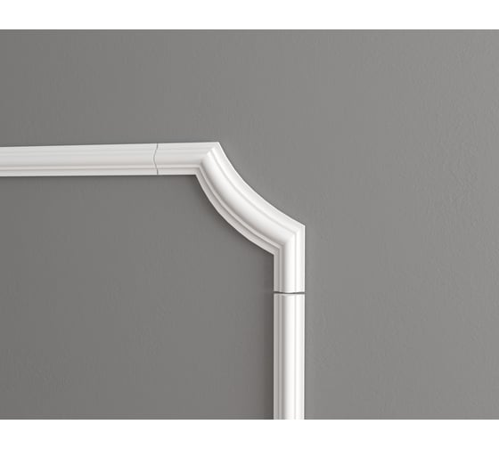 Декоративный уголок Decor-Dizayn к молдингу DD002 157Х157Х19 мм 4 шт C1-DD002