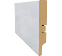 Плинтус белый МДФ LATO 16х100х2400 мм AGIS LT-201-100