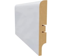 Плинтус белый МДФ LATO 16х100х2400 мм AGIS LT-202-100