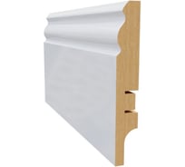 Плинтус белый МДФ LATO 16х100х2400 мм AGIS LT-209-100