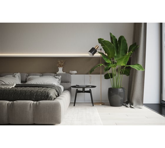 Стеновой молдинг (панель) Decor-Dizayn "Грани" ударопрочная, влагостойкая, под покраску 130Х10Х2000 мм DD902