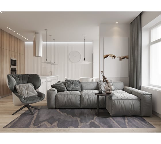 Стеновой молдинг (панель) Decor-Dizayn "Грани" ударопрочная, влагостойкая, под покраску 130Х10Х2000 мм DD902