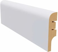 Плинтус белый МДФ Krispo 16х60х2400 мм AGIS КР-202-60