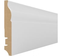 Плинтус белый МДФ Krispo 16х81х2400 мм AGIS КР-205-81