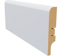 Плинтус белый МДФ Krispo 16х81х2400 мм AGIS КР-208-81