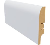 Плинтус белый МДФ Krispo 16х81х2400 мм AGIS КР-203-81