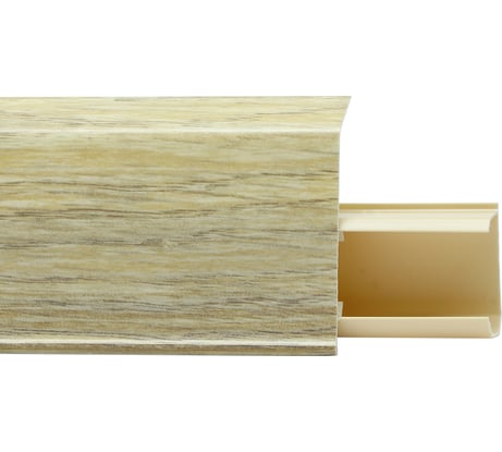 Плинтус со съемной панелью, Дуб Галиотис, 55 мм, 2,2 м QUADRO 522 Winart 05.20.522.001