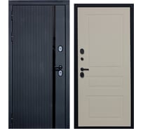 Дверь DIVA ДХ-46 2050x860 левая, Черный кварц - Н13 Софт шампань УТ-00083965