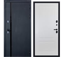 Дверь DIVA ДХ-46 2050x960 правая, Черный кварц - Н7 Белый софт УТ-00080093