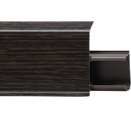 Плинтус со съемной панелью, Венге, 55 мм, 2,2 м QUADRO 571 Winart 05.20.571.001