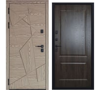 Дверь DIVA 97/1 2050x960 мм, левая, Дуб натуральный - Д7 Дуб филадельфия шоколад УТ-00083919