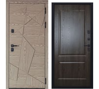 Дверь DIVA 97/1 2050x860 мм, правая, Дуб натуральный - Д7 Дуб филадельфия шоколад УТ-00083918