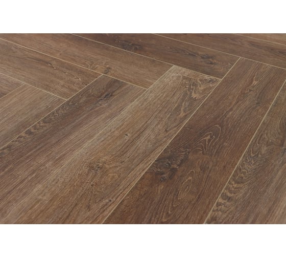 Водостойкий SPC ламинат Cronaplast Herringbone 4V Дуб Тулуза Н001 ёлка (640х128х4,5 мм) 16 шт. на 1,31 м2 H001
