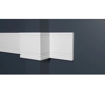 Стеновой молдинг Decor-Dizayn ударопрочный влагостойкий под покраску 79Х12Х2000мм 150A