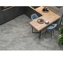 Глазурованный керамогранит LCM Ajax Graphite 80x80 см 1,92 м2 3 шт в уп матовый цвет темно-серый 8080AJA25M
