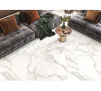 Керамогранит глазурованный матовый цвет белый LCM Луна / Calacatta Luna 80х80 см 1,92 м2 3 шт в уп 8080UNA00M