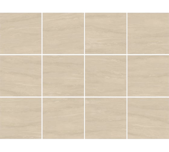 Глазурованный керамогранит LCM Tivoli Romano 80x80 см 1,92 м2 3 шт в уп матовый цвет бежевый 8080TIV11M