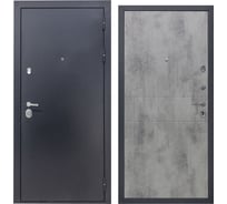 Дверь DIVA 40 2050x860 Правая Титан - Д01 Бетон Светлый УТ-00083631