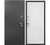 Дверь DIVA Дверь входная металлическая Foreman Термо Ф-10 2050x860 Левая Титан - Белый Матовый УТ-00083976