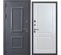 Дверь DIVA Дверь входная металлическая c терморазрывом Foreman Ф-12 2050x860 Левая Графит - Белый Софт УТ-00083280