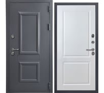 Дверь DIVA Дверь входная металлическая c терморазрывом Foreman Ф-12 2050x860 Правая Графит - Белый Софт УТ-00083281