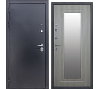 Дверь DIVA 40 Зеркало 2050x960 Левая Титан - Д6 Дуб филадельфия УТ-00083769