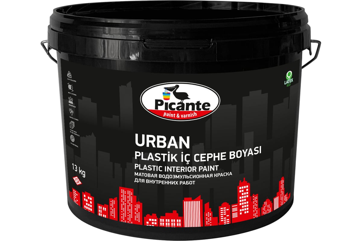 Краска для внутренних работ Picante URBAN матовая 10430-0001.KK ...