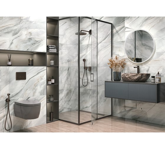 Полированный керамогранит LCM Inkstone 60x120 см 60120INK15P